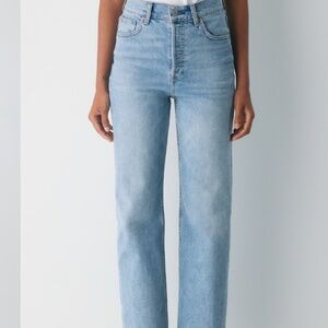 Aritzia Denim Forum The Arlo Hugh Rise Straight